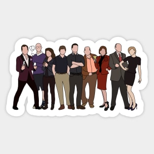 arrested development cast Sticker